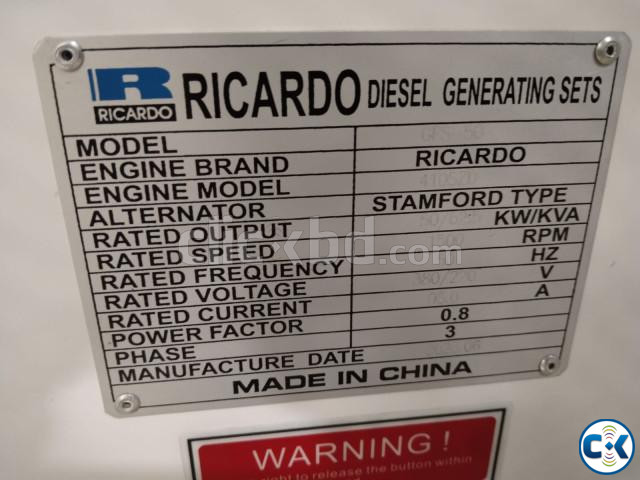 Top 10 Original Ricardo 62.5KVA Diesel Generator- Dhaka | ClickBD image 4