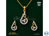 Floral Diamond Pendant Set 0.25ct Diamond ROY DIAMOND