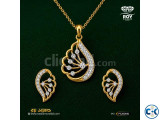 Natural Diamond Pendant Set 0.18ct Diamond ROY DIAMOND