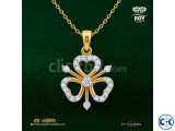 Bridal Clover Diamond Locket 0.13ct Diamond ROY DIAMOND