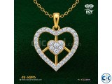 Nested Heart Diamond Pendant 0.21ct Diamond ROY DIAMOND
