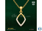 Marquise Outline Diamond Pendant 0.05ct ROY DIAMOND