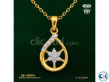 Bridal Teardrop Diamond Locket 0.05ct Diamond ROY DIAMON
