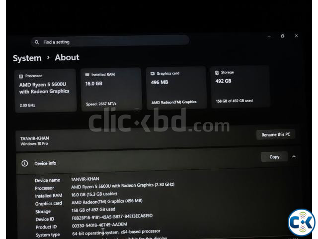 Hp probook 445 G8 price in Bangladesh | ClickBD image 4