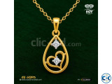 Heart Diamond Pendant 0.04ct Diamond ROY DIAMOND