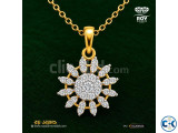 Cluster Diamond Pendant 0.13ct Diamond ROY DIAMOND
