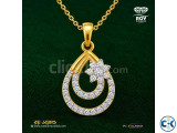 Spiral Floral Diamond Locket 0.10ct Diamond ROY DIAMOND