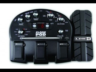 Floyd Rose korean guitar with Line 6 Floor pod