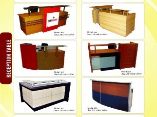 Receiption Table Office Partition Interior Decoration