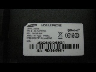 Samsung Jet S8000 Samsung Jet S8000