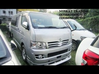 READY AT DHAKA..... HIACE SUPER GL 2008 SILVER COLOR READY AT DHAKA..... HIACE SUPER GL 2008 SILVER COLOR
