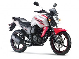 YAMAHA FZ-S RED AND WHITE