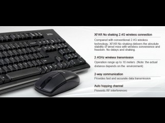 A4TECH 3100N Wireless keyboard mouse