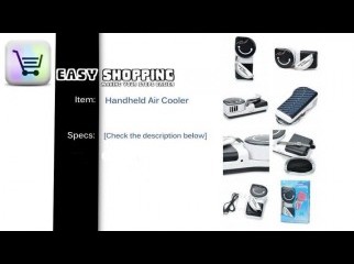 MINI HANDHELD AIR CONDITIONER USB 4AA POWERED