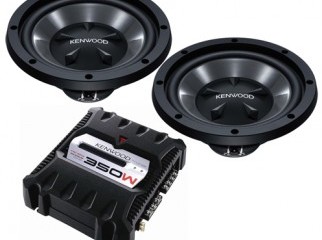 Kenwood Sub-woofer and Amplifier Car Sound System from USA