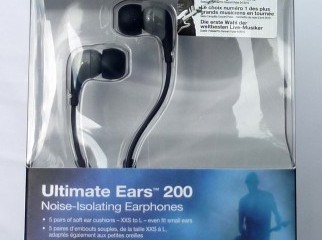 LOGITECH UE200u HEADPHONE with 2years intl war. receipt