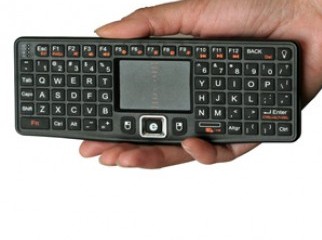 Wireless mini keyboard with mouse