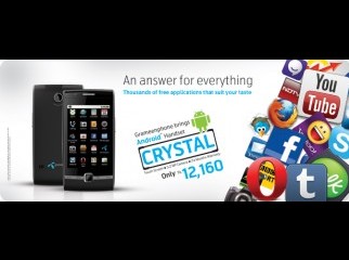 Grameenphone Crystal with Android 2.2.2 Froyo with warrenty Grameenphone Crystal with Android 2.2.2 Froyo with warrenty