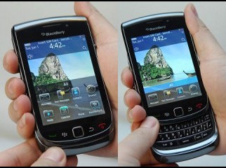 blackberry torch 9800 exchng