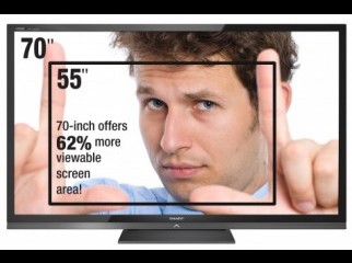 SHARP 70 FULL HD LED TV Ultra Slim-2012 Model