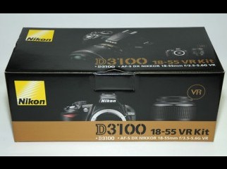 Nikon D3100 18-55 lens 1month used