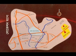 Land For Sale Near RAJUK PURBACHAL 3 Lacs Katha