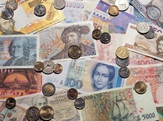 100 countries coins banknotes SEE INSIDE
