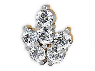 GOLD DIAMOND NOSEPIN FOR HER Valentine s Day Special