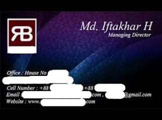 Want a unique fashionable attractive business card