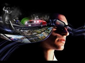 3D Glass for any PC Laptop TV with SBS 3D Movies