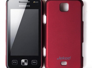 Hard Shell Back Case for Samsung Star II Duos C6712 Red