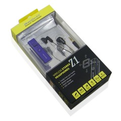 Bluedio Z1 Clip Music Bluetooth Headset Blue