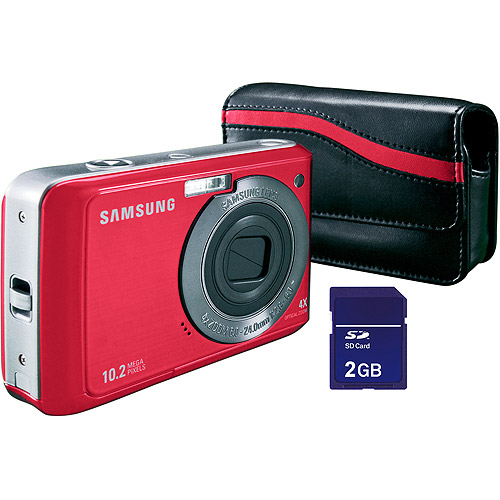 Samsung SL35 Camera 10.2 Mpix 4X optical 2gb SD card case i large image 0