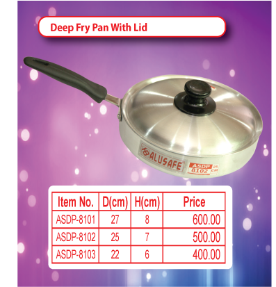 Cookware Deep Fry Pan With Lid large image 0