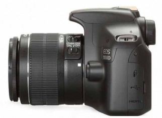Canon 1100D with 18to55.The camera House