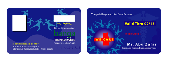WE CARE family health care discount card large image 0