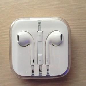 New Apple iPhone 5 Earphones Headphone - White large image 0