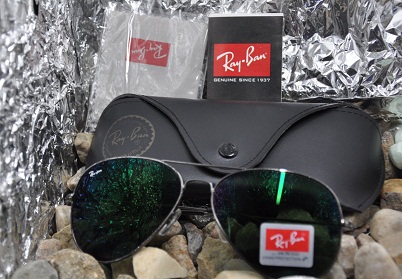 Ray ban RB 3025-26 aviator sanglass with box large image 0