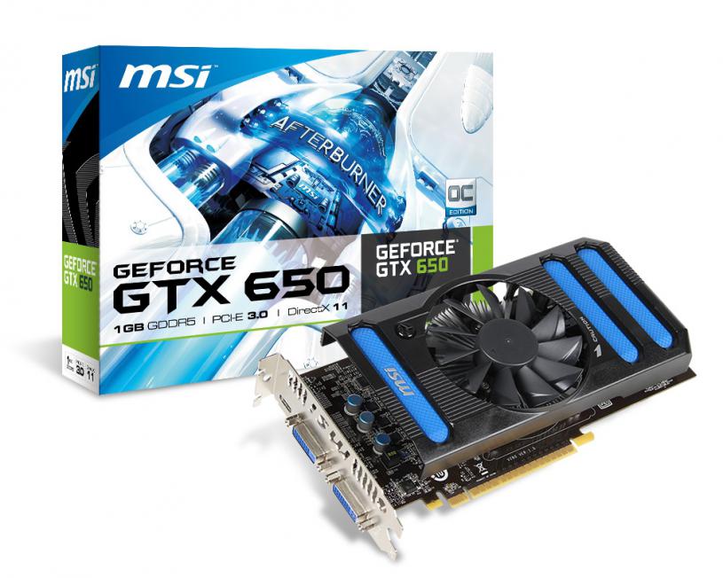 NEW MSI Nvedia GTX 650 DDR5 1GB PCI 3.0 large image 0