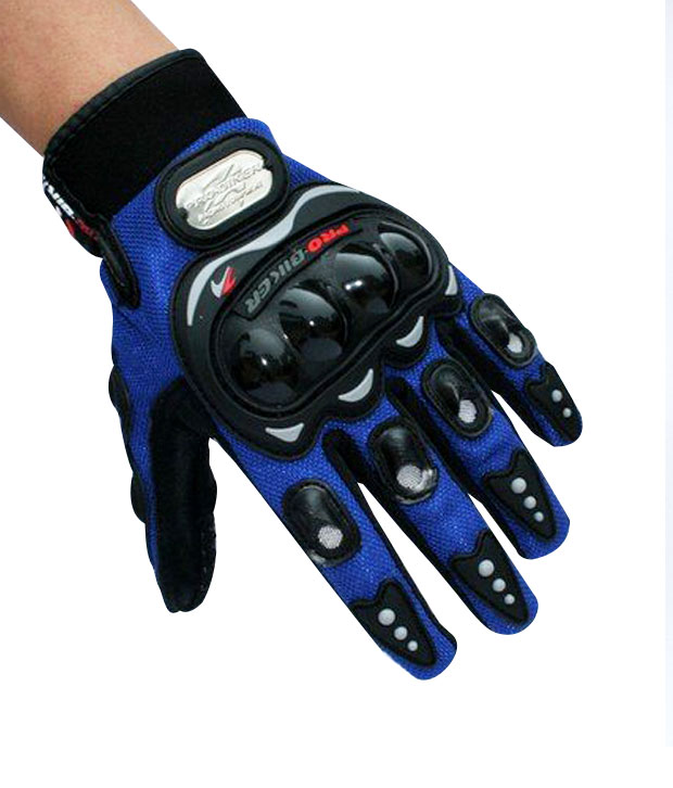 Brand NEW Pro-Biker Gloves Full Blue Red large image 0
