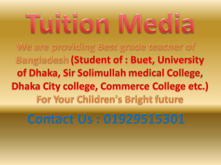 Female Tutor Wanted For Shimanto Tuition Media In Banglamoto