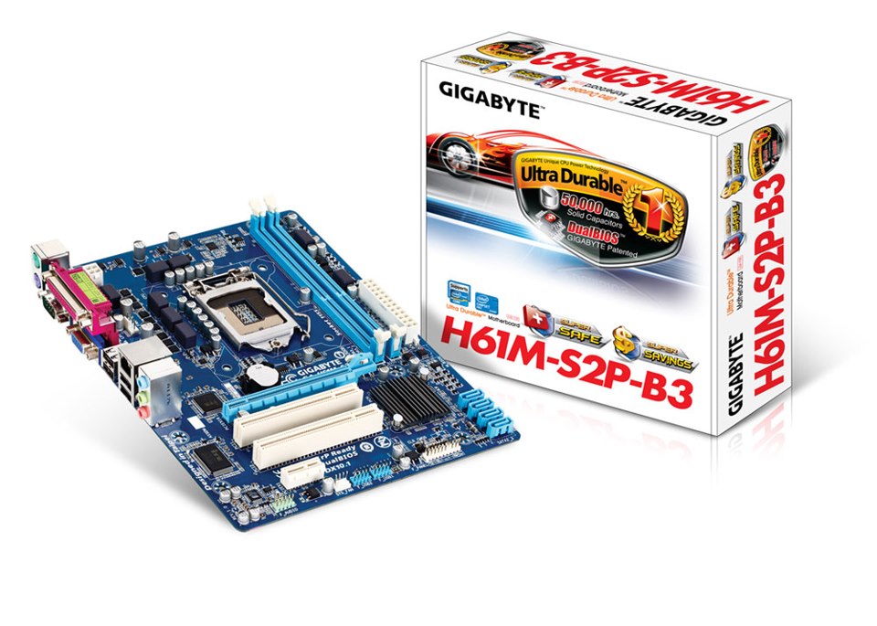 Gigabyte H61M-S2P-B3 Motherboard for sell with 2yrs warranty large image 0