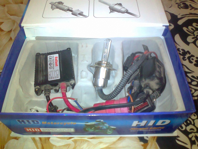 HID Xenon Light for motor bike large image 0