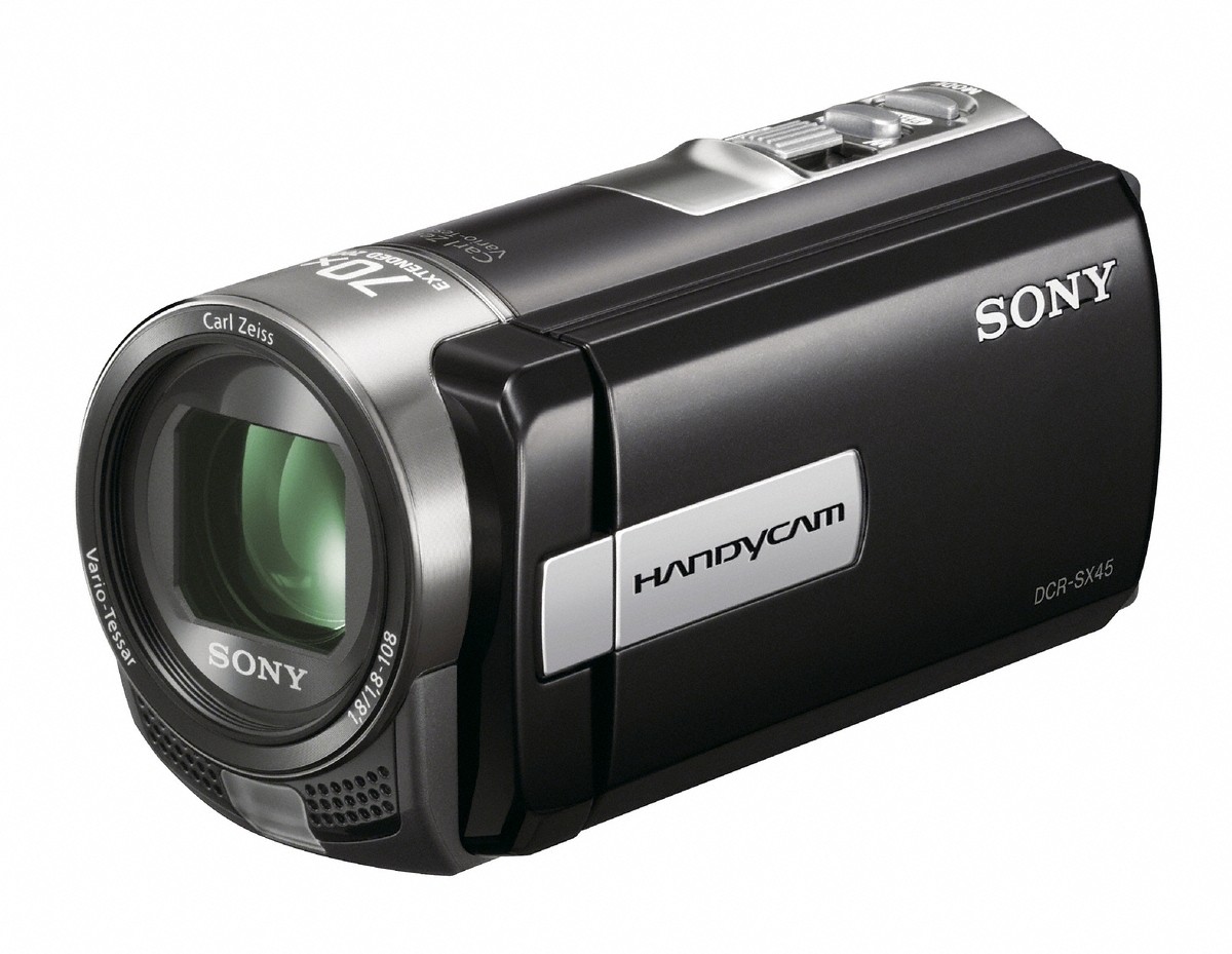 Sony DCR SX45 HD Handycam with 70x Extended Zoom large image 0