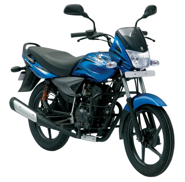 Bajaj Platina Blue 125cc large image 0