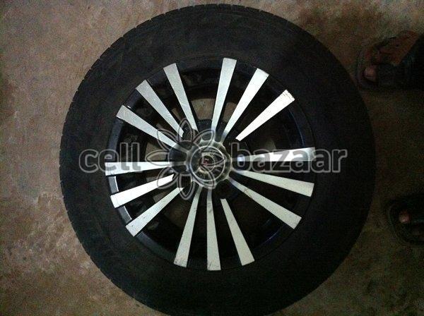 Honha Accord or integra alloy rim and Tyre large image 0