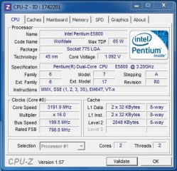 intel dual core e5800 3.2ghz