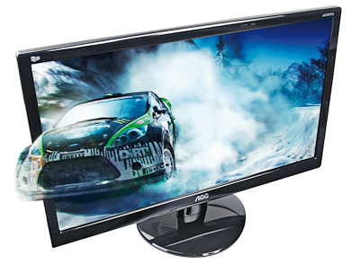 23 in AOC 3D GAMING MONITOR with warranty 2 years 4 month large image 0