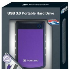 Transcend 1TB StoreJet 25H3P External Hard Drive Boxed