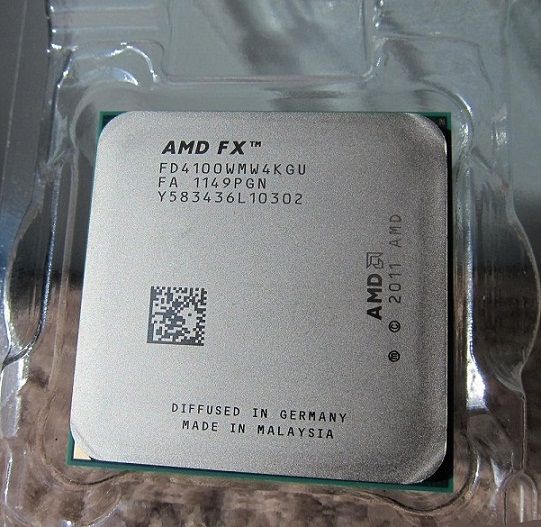 AMD FX 4100 Zambezi 3 6GHz 95W Quad Core Bulldozer large image 0